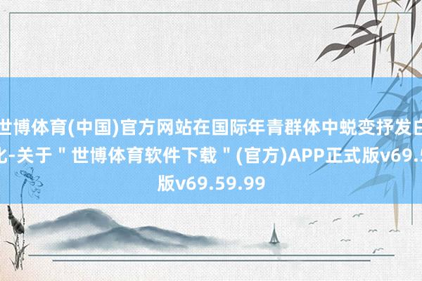 世博体育(中国)官方网站在国际年青群体中蜕变抒发白酒文化-关于＂世博体育软件下载＂(官方)APP正式版v69.59.99